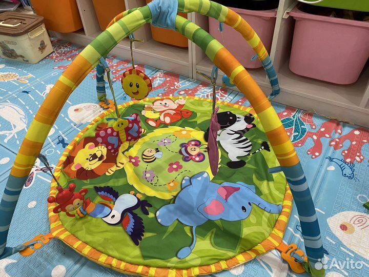 Коврик детский развивающий Winfun «Джунгли»