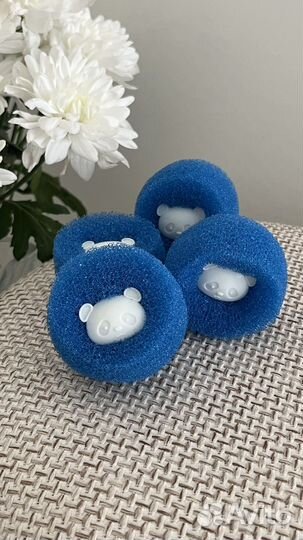 Новые Шарики для стирки от шерсти и волос 4 шт