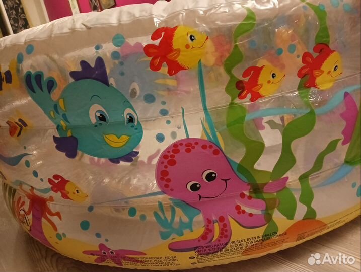 Детский надувной бассейн 145х55