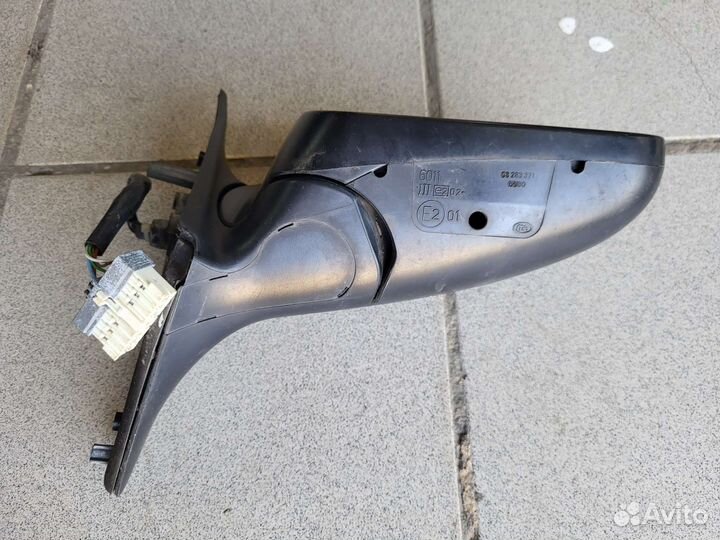 Зеркало боковое правое peugeot 406 дорестайлинг