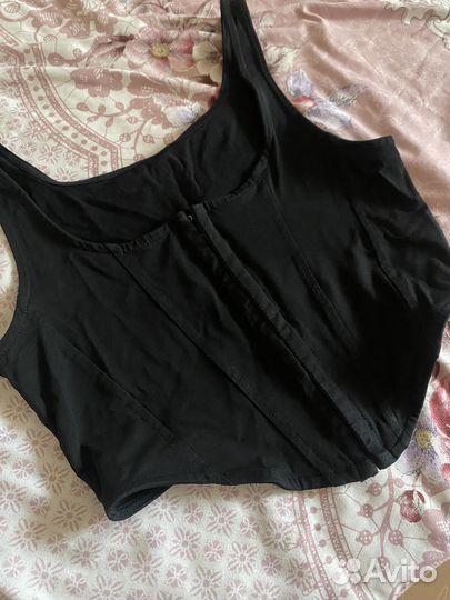 Кроп топ y2k корсет