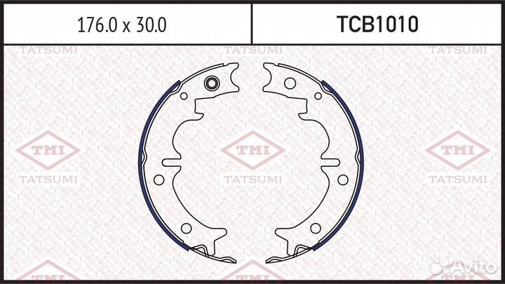 Колодки тормозные toyota mark 2/crown 90- задн