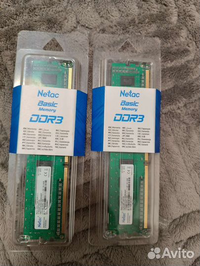 Оперативная память netac ddr3 4 gb 1600