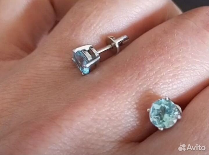 Серьги серебро