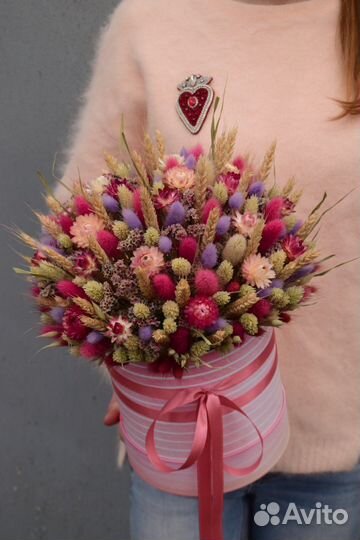 Букеты и композиции из сухоцветов