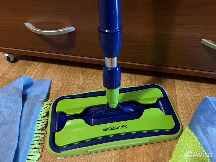 Швабра Гринвэй Aquamatic Mop с двумя насадками