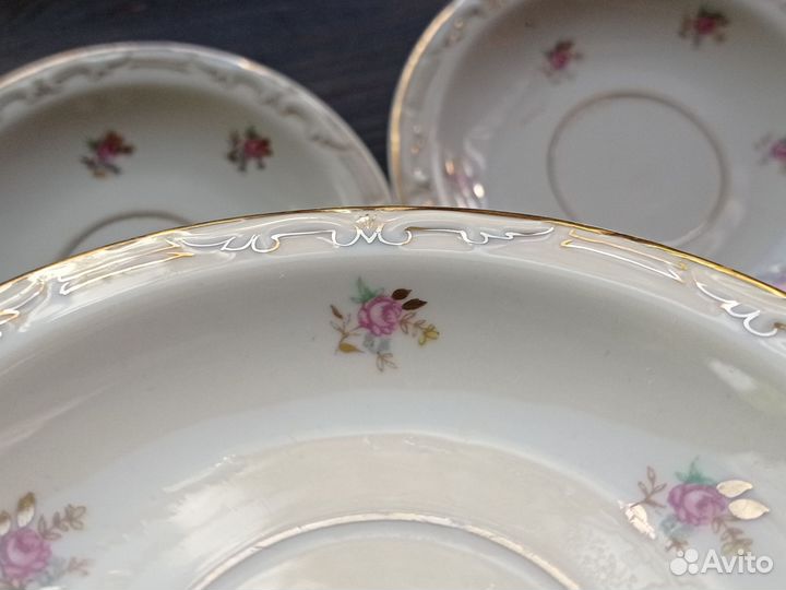 Блюдца Дулево 