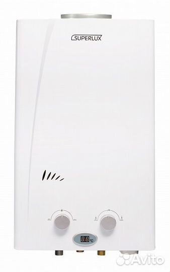 Газовый водонагреватель superlux 10L CF NG