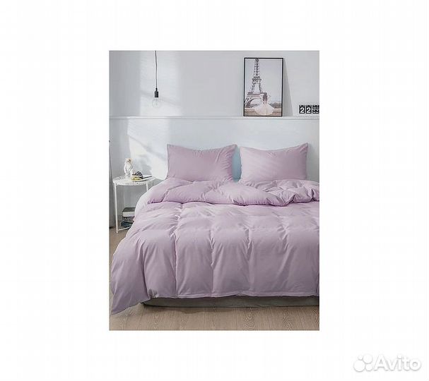 Постельное белье GoodNight Essential евро розовый