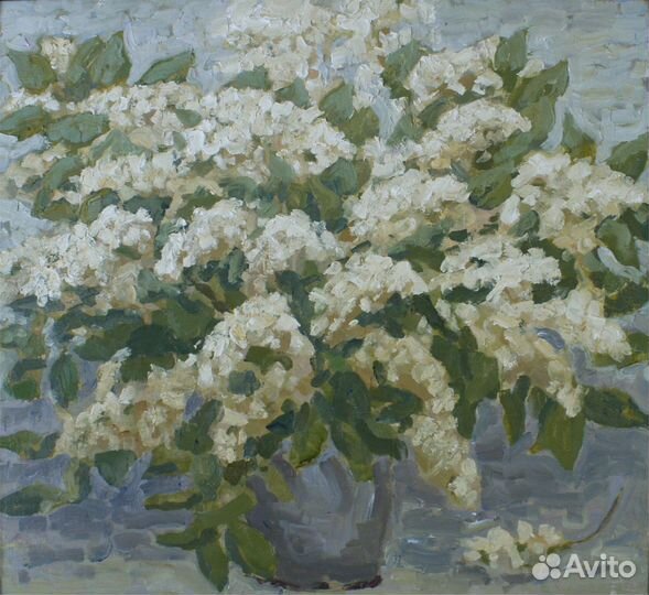 Картина маслом на холсте цветы