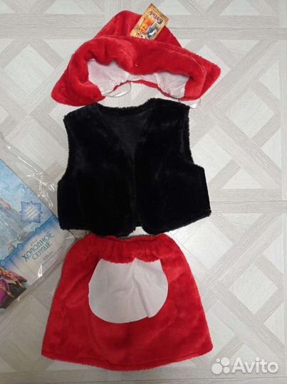 Новый Новогодний Костюм Красная Шапочка