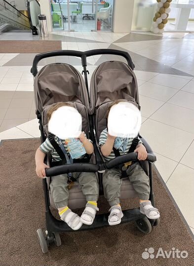 Коляска для двойни peg perego shopper twin