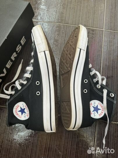 Кеды converse женские высокие черные оригинал б/у