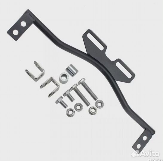 Мото кронштейн дополнительного света хром