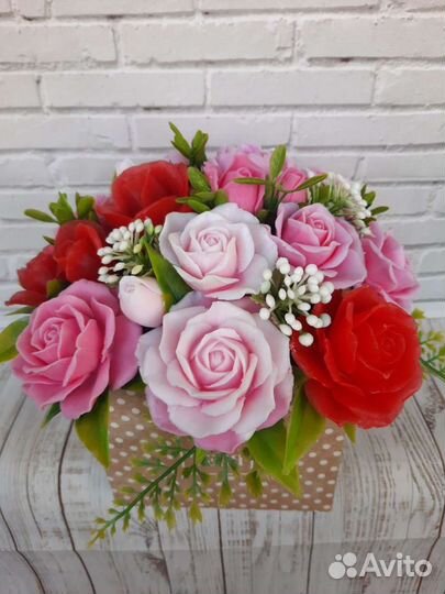 Букеты из мыла ручной работы