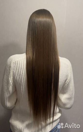 Кератиновое выпрямление волос