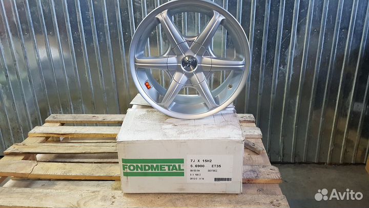 Диски R15 Fondmetal 5x100 ET35 D67.0 Italy