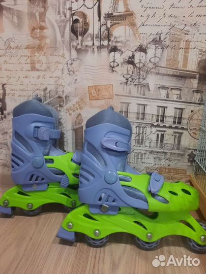 Роликовые коньки детские раздвижные