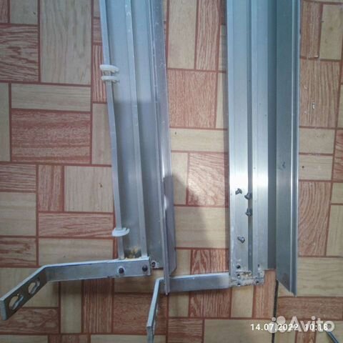 Карниз алюминиевый двойной