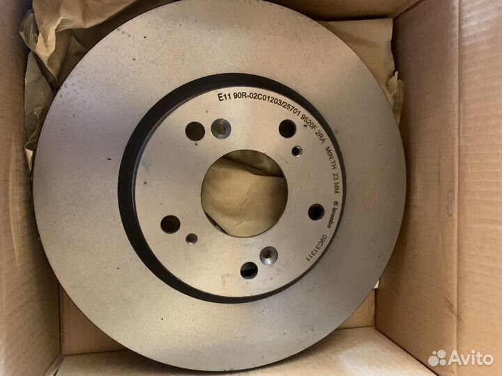 Тормозные диски brembo