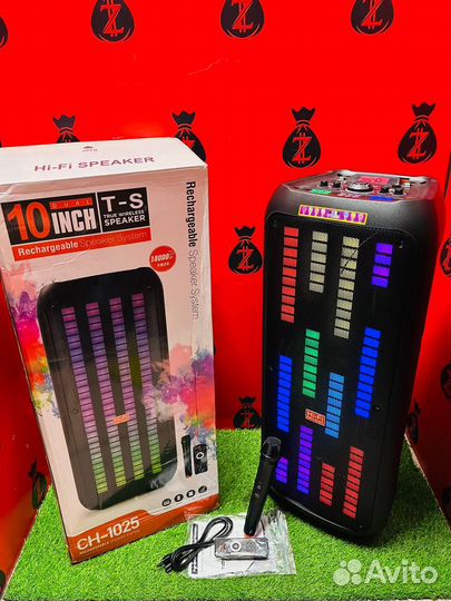 Беспроводная колонка с караоке мощная (кр 39970)