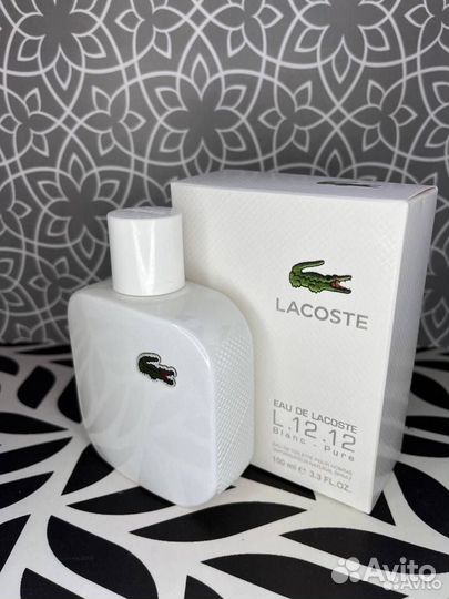 Духи Lacoste L.12.12 Blanc – Pure 100ml (Евро)