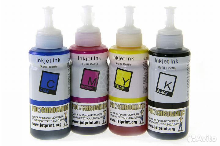 Чернила краска для принтеров Epson HP Canon