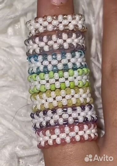 Колечки из бисера