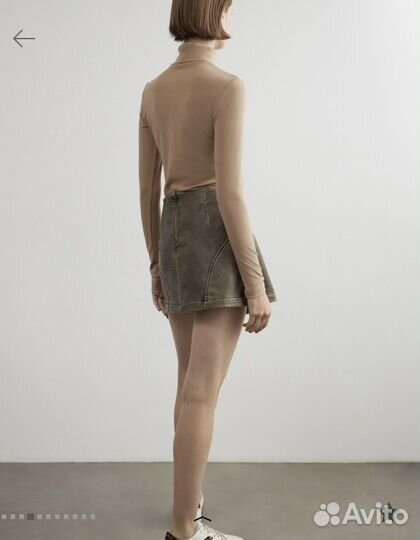 Юбка кожаная Lime