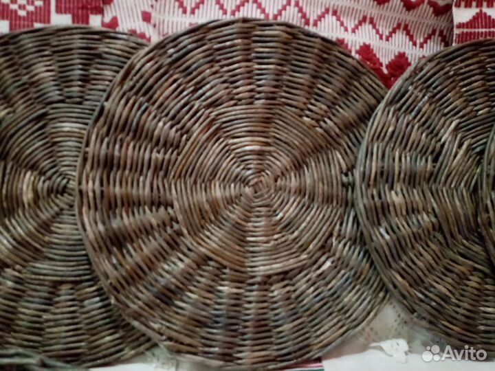 Салфетки сервировочные из бумажной лозы