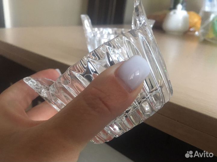 Маленькие хрустальные ладьи 2 шт