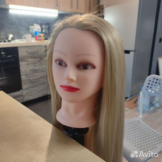 Голова манекен для причёсок на креплении