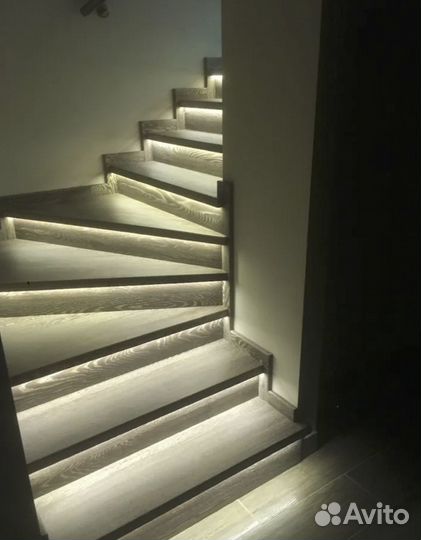 Подсветка лестницы с датчиком движения