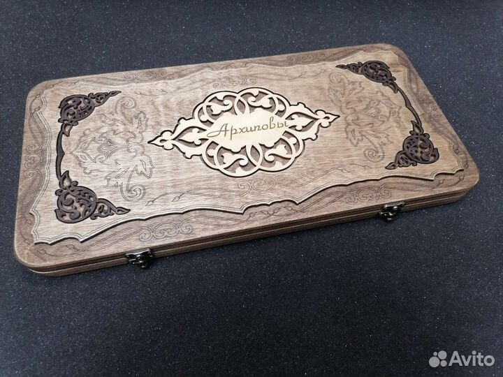 Нарды с индивидуальной гравировки