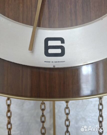 Часы настенные механические Junghans 60е-годы