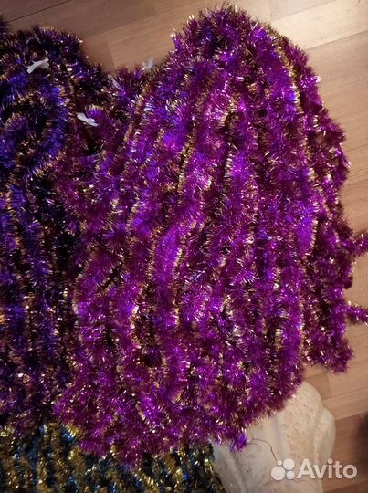 Мишура, елочная,новогодняя в ассортименте