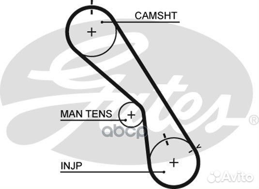 5474XS 105х25 Ремень грм 5474XS Gates
