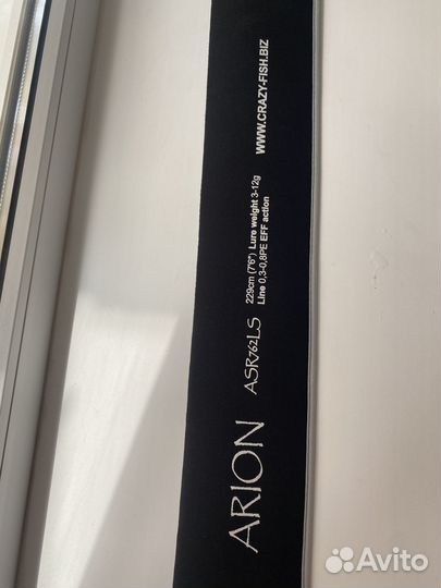 Спиннинг crazy fish arion asr762ls 229см. 3-12г