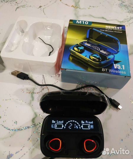 Беспроводные наушники новые