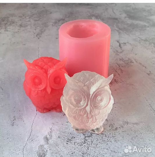 Силиконовые формы для свечей, мыла, гипса