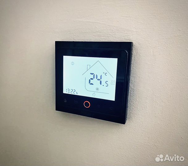 Умный терморегулятор для водяного теплого полаWiFi