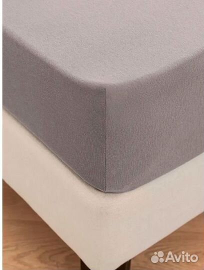 Простыня на резинке, Трикотаж, 160x200 см