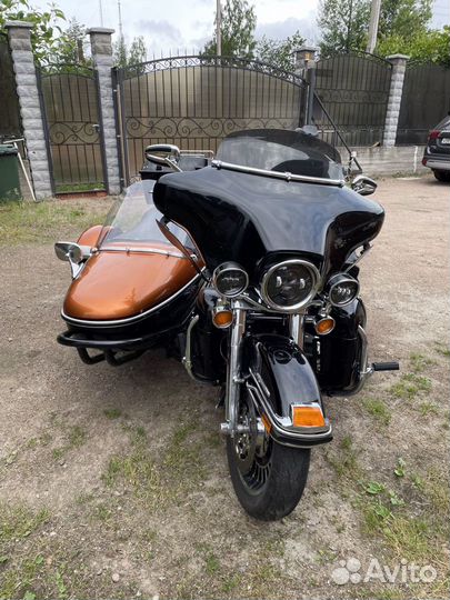 Harley Davidson с коляской