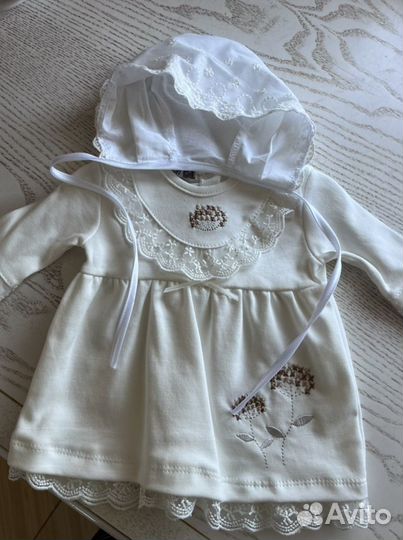 Крестильный набор для девочки новый