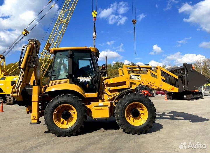 Экскаватор-погрузчик Shanmon 388H, 2024