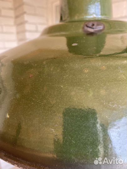 Светильник шляпа уличный эмалированный СССР