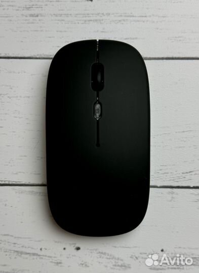 Беспроводная бесшумная мышь с подсветкой