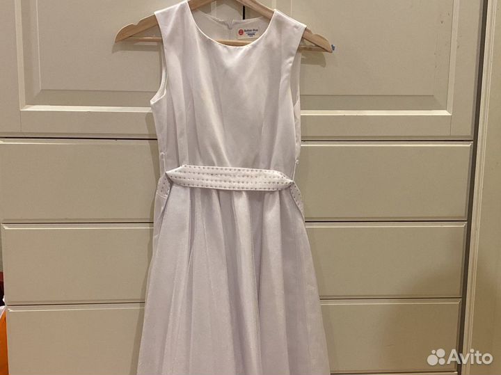 Платье для девочки р. 146 Button blue нарядное