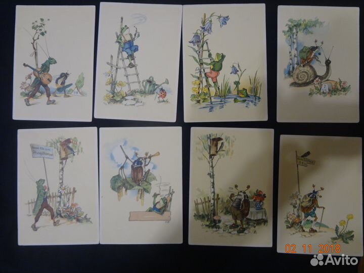 Открытки 40г.-50г