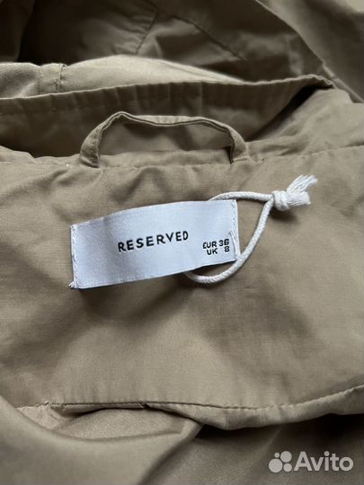 Бежевый плащ парка Reserved, S-M (40-46)